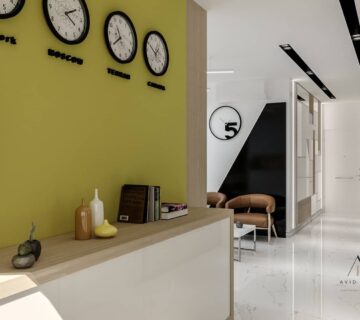 طراحی دکوراسیون صرافی مدرن