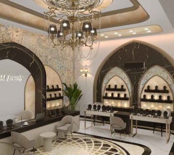 پروژه طراحی طلافروشی ساوه