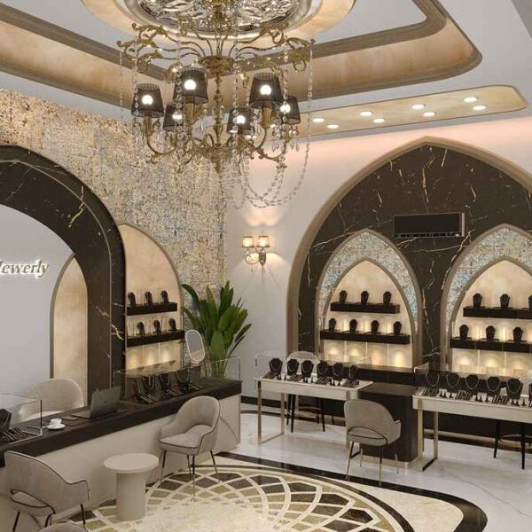 پروژه طراحی طلافروشی ساوه