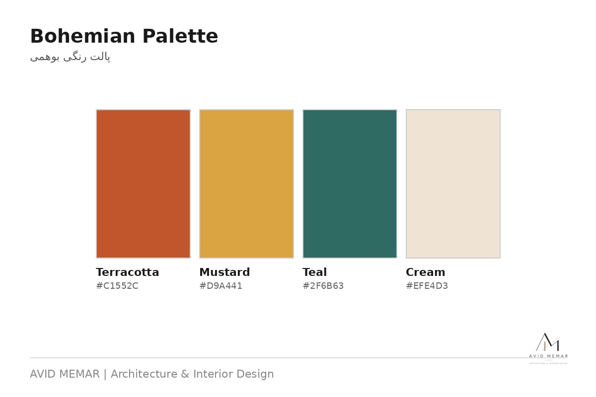 Bohemian palette