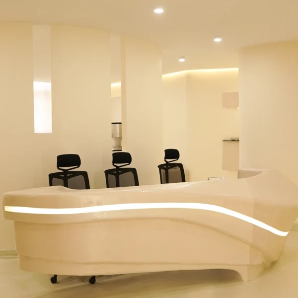 طراحی کانتر معلق در کلینیک زیبایی